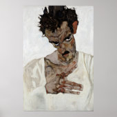 Egon Schiele Self-Portrait Poster Expressionism ポスター (正面)