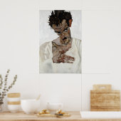 Egon Schiele Self-Portrait Poster Expressionism ポスター (キッチン)