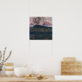 Egon Schiele Setting Sun ポスター (キッチン)