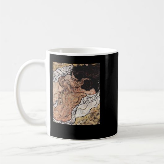 Egon schiele - The enbrace Egon schiele,N°,02. コーヒーマグカップ (左)