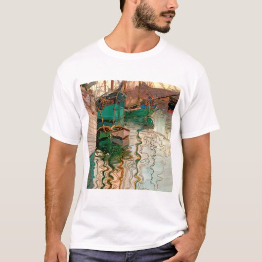 Egon Schiele un paisaje Tシャツ (正面)