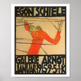 EGON SCHIELE VINTAGE POSTER ポスター