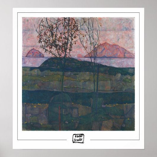 Egon Schiele Zeding Artポスター#6-3 ポスター (正面)