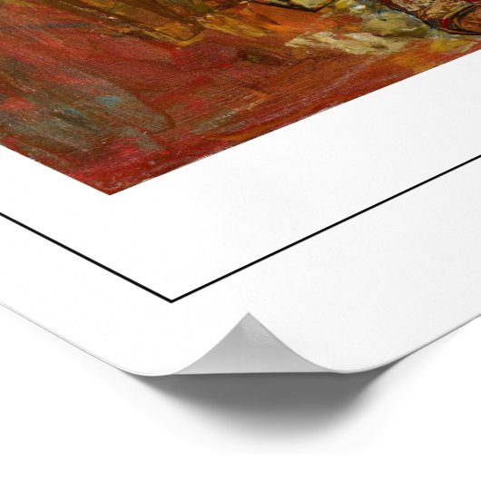 Egon Schiele Zeding Artポスター#7-3 ポスター (角)