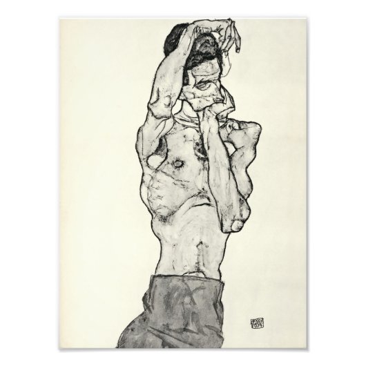 Egon Schiele - Zeichnungen II. フォトプリント (正面)