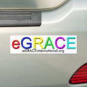 eGRACE: バンパーステッカー (車上)