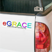 eGRACE: バンパーステッカー (トラック上)
