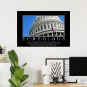 Egregious：ポスタやる気を起こさせるー ポスター (ホームオフィス)