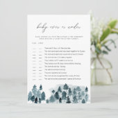 EGRET石板ブルーパインズオーバーまたはベビーゲーム 招待状 (スタンド正面)