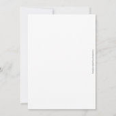 Egret on shoreline notecard (裏面)