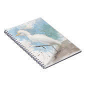 Egret watercolor  ノートブック (右側)