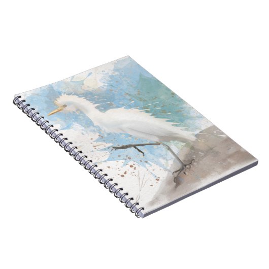 Egret watercolor ノートブック (右側)