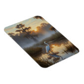 Egrets in Everglades National Park Morning マグネット (右側)