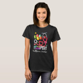 Egspert Healthcare Worker Bunny Stethoscope Easte Tシャツ (正面フル)