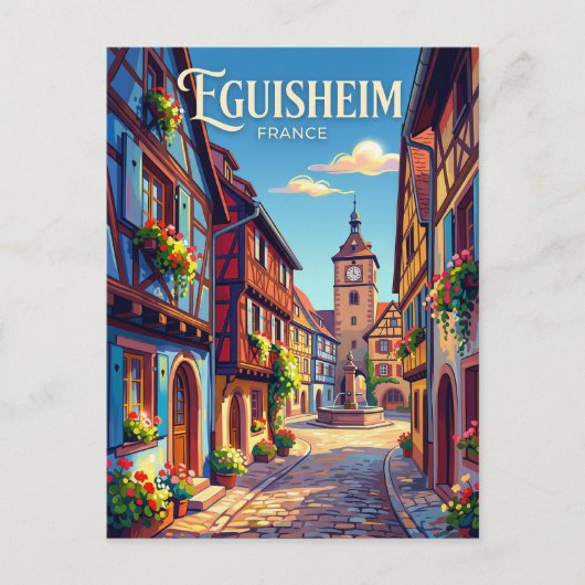 Eguisheim France ポストカード (正面)