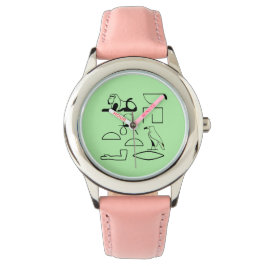 Egyの象形記号のシャーロット名 腕時計