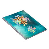 Egyedinek születtem – kedves zsiráfos design ノートブック (右側)