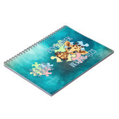 Egyedinek születtem – kedves zsiráfos design ノートブック (左側)