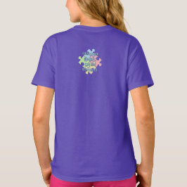 Egyedinek születtem – kedves zsiráfos design tシャツ
