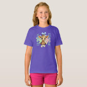 Egyedinek születtem – kedves zsiráfos design tシャツ (正面フル)