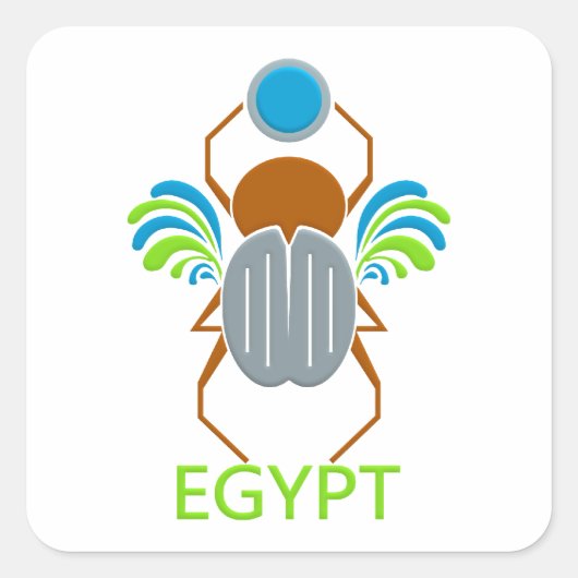 EGYPTスタンプ スクエアシール (正面)