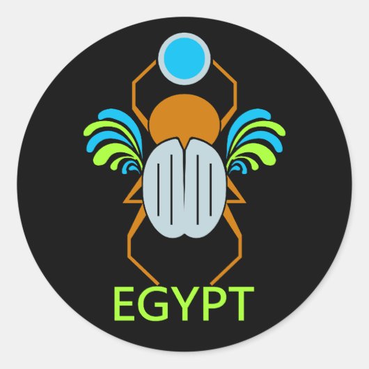 EGYPTスタンプ ラウンドシール (正面)