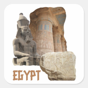EGYPTフォトコラージシール スクエアシール