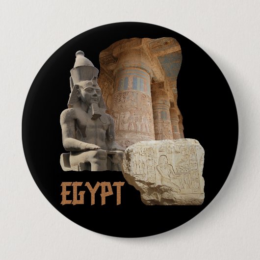 EGYPTフォトコラージボタン 缶バッジ (正面)