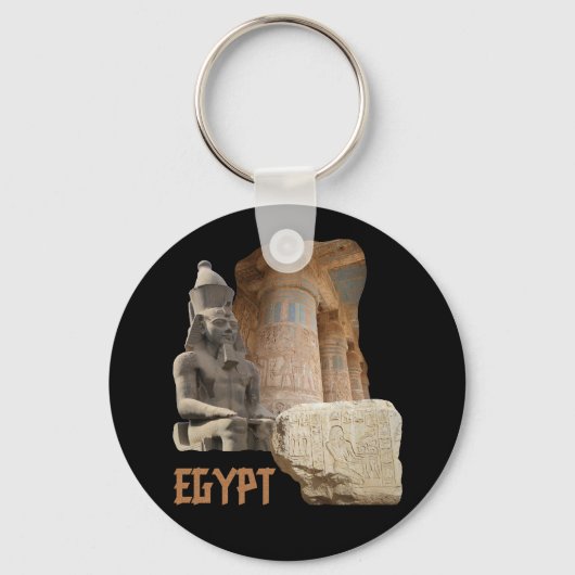 EGYPTフォトコラージュのキーチェーン キーホルダー (正面)