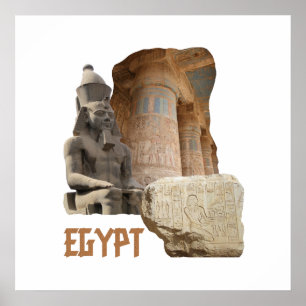 EGYPTフォトコラージュのポスター ポスター