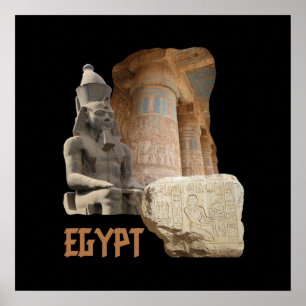 EGYPTフォトコラージュのポスター ポスター