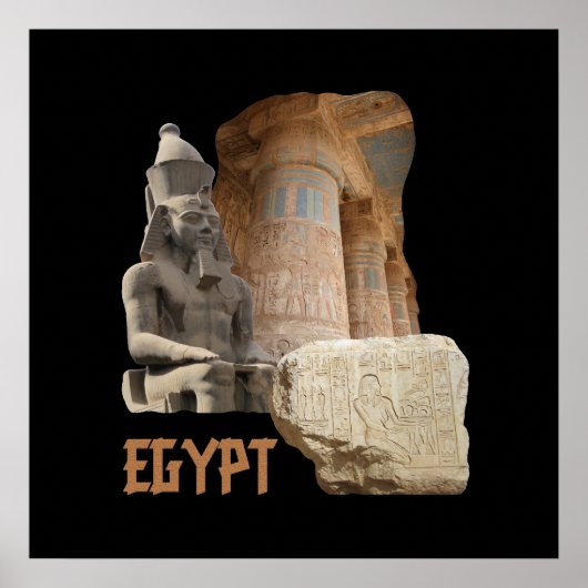 EGYPTフォトコラージュのポスター ポスター (正面)