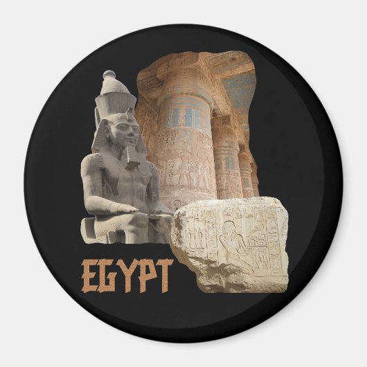 EGYPTフォトコラージュ磁石 マグネット (正面)