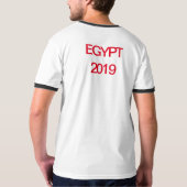 Egypt 2019 africa cup tシャツ (裏面フル)