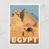 Egypt Africa Vintage Travel  ポストカード (正面)