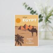 Egypt Cairo Vintage Travel Postcard ポストカード (スタンド正面)
