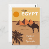 Egypt Cairo Vintage Travel Postcard ポストカード (正面/裏面)