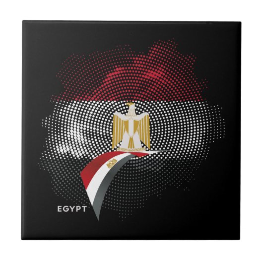 Egypt flag タイル (正面)