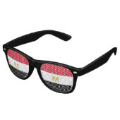 Egypt flag Party Sunglasses レトロサングラス (アングル)