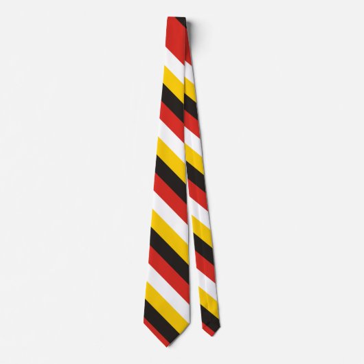Egypt flag stripes country pattern symbol black re ネクタイ (正面)