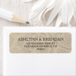 Egypt Passport Wedding ラベル