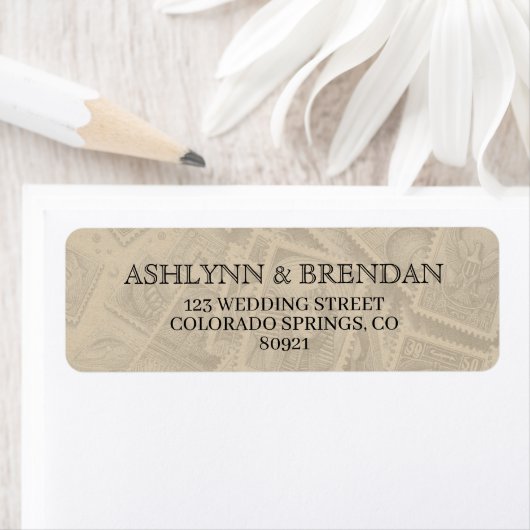 Egypt Passport Wedding ラベル (インサイチュ)