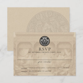 Egypt Passport Wedding Response Card 出欠カード