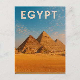 Egypt – The Great Pyramids of Giza ポストカード