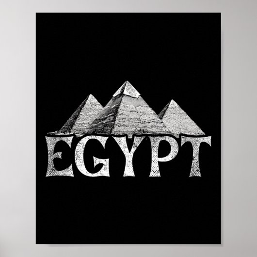 Egypt Vacation Travel Pyramids  ポスター (正面)
