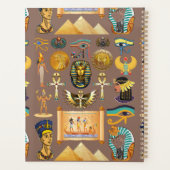 Egyptian Ancient Hieroglyphic Pattern Symbol プランナー手帳 (裏面)