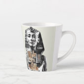 Egyptian art #civilization  カフェラテマグ (右)