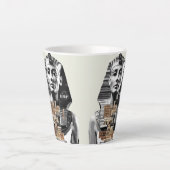 Egyptian art #civilization  カフェラテマグ (正面)