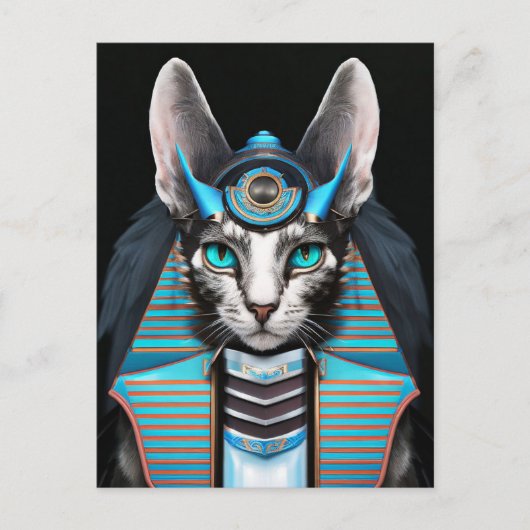 Egyptian cat ポストカード (正面)