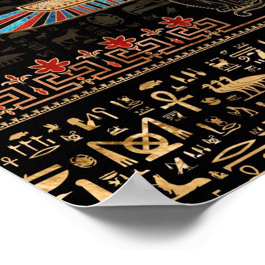 Egyptian Cat - Bastet ポスター (角)